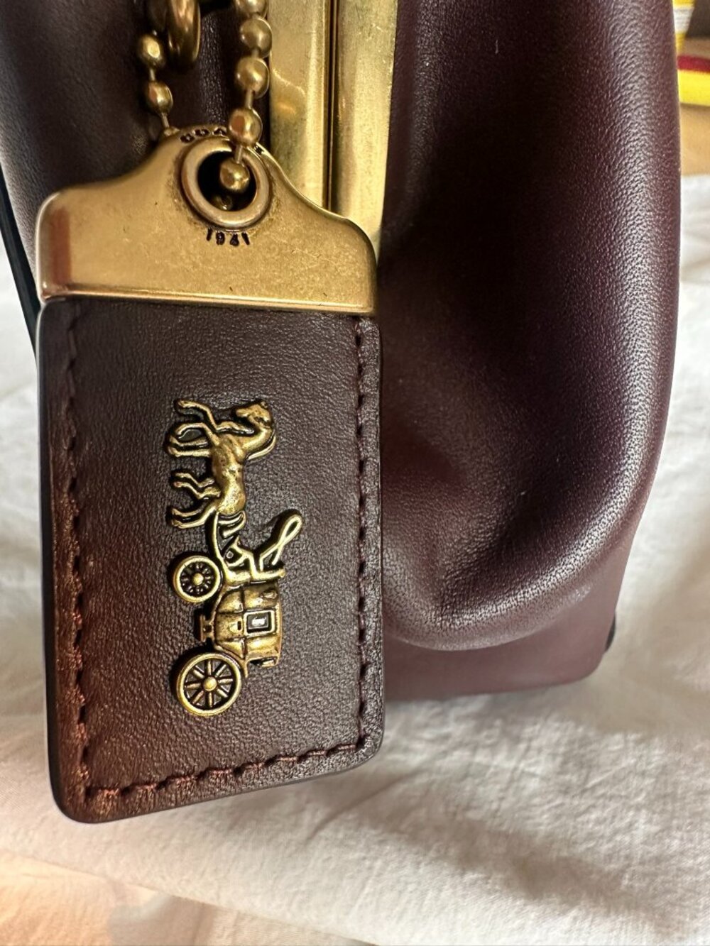 Coach Kisslock Frame Bag